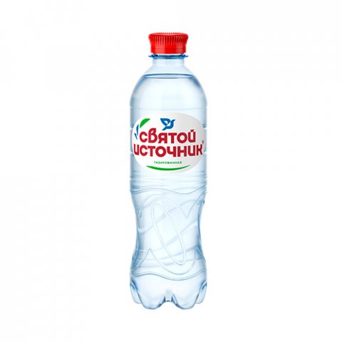 Вода «Святой Источник» газированная 0,5 л
